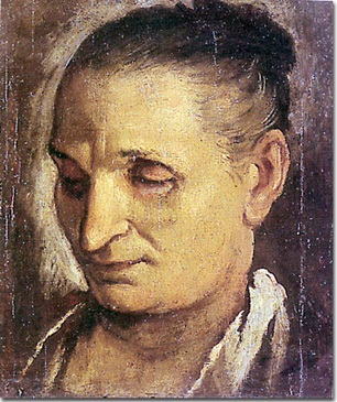 Ritratto di donna cieca Annibale Carracci