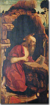 San Gerolamo nella grotta Artista piemontese