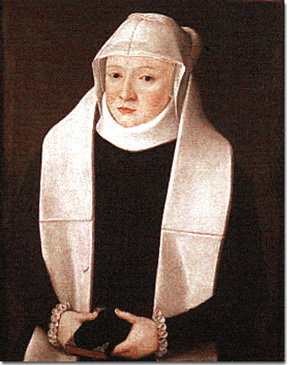 Ritratto femminile (monaca?) Artista tedesco