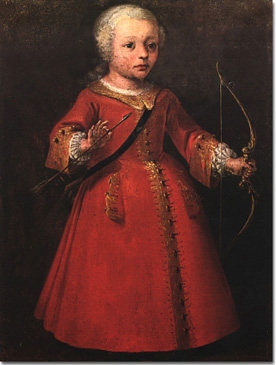 Bambina con arco Artista veneto