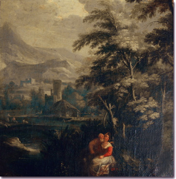 Vecchio con donzella Porta