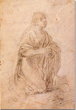 Donna in preghiera A. Petrazzi