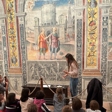 In una bottega del Rinascimento